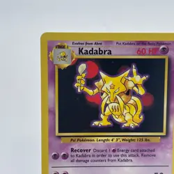 Kadabra 32/102 - Uncommon 1999 English Base Set Pokemon Card - Near Mint & LP - Image 2