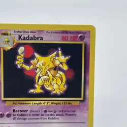 Kadabra 32/102 - Uncommon 1999 English Base Set Pokemon Card - Near Mint & LP - Image 3