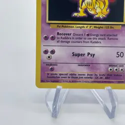Kadabra 32/102 - Uncommon 1999 English Base Set Pokemon Card - Near Mint & LP - Image 4