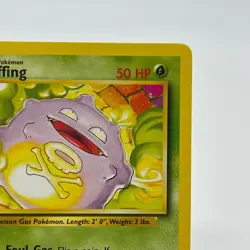 Koffing 51/102 - Common 1999 English Base Set Pokemon Card - Near Mint NM & LP - Image 2