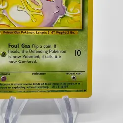 Koffing 51/102 - Common 1999 English Base Set Pokemon Card - Near Mint NM & LP - Image 5