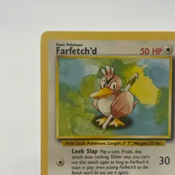 Farfetch'd 27/102 - Uncommon 1999 English Base Set Pokemon Card - Near Mint & LP - Image 2