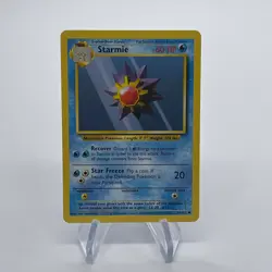 Starmie 64/102 - Common 1999 English Base Set Pokemon Card - Near Mint (NM) & LP - Image 1