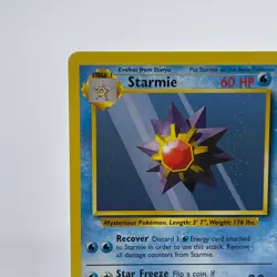 Starmie 64/102 - Common 1999 English Base Set Pokemon Card - Near Mint (NM) & LP - Image 3