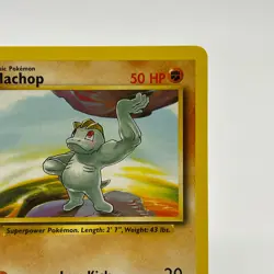 Machop 52/102 - Common 1999 English Base Set Pokemon Card - Near Mint (NM) & LP - Image 3