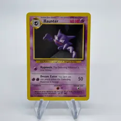 Haunter 29/102 - Uncommon 1999 English Base Set Pokemon Card - Near Mint NM & LP - Image 1