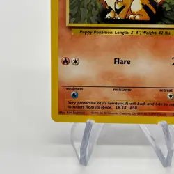Growlithe 28/102 - Uncommon 1999 English Base Set Pokemon Card - Near Mint & LP - Image 4