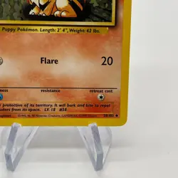 Growlithe 28/102 - Uncommon 1999 English Base Set Pokemon Card - Near Mint & LP - Image 5