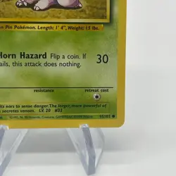Nidoran 55/102 - Common 1999 English Base Set Pokemon Card - Near Mint (NM) & LP - Image 5