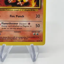 Magmar 36/102 - Uncommon 1999 English Base Set Pokemon Card - Near Mint NM & LP - Image 5