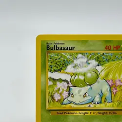 Bulbasaur 44/102 - Common 1999 English Base Set Pokemon Card - Near Mint NM & LP - Image 2