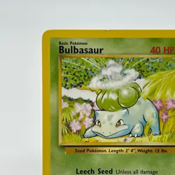 Bulbasaur 44/102 - Common 1999 English Base Set Pokemon Card - Near Mint NM & LP - Image 5