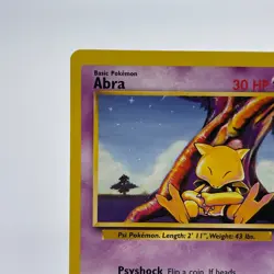 Abra 43/102 - Common 1999 English Base Set Pokemon Card - Near Mint (NM) & LP - Image 2