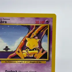 Abra 43/102 - Common 1999 English Base Set Pokemon Card - Near Mint (NM) & LP - Image 3