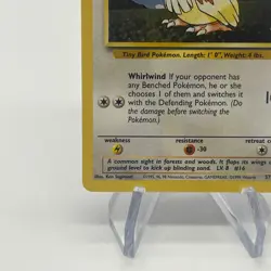 Pidgey 57/102 - Common 1999 English Base Set Pokemon Card - Near Mint (NM) & LP - Image 4