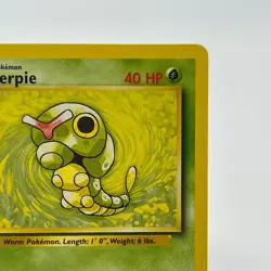 Caterpie 45/102 - Common 1999 English Base Set Pokemon Card - Near Mint NM & LP - Image 3