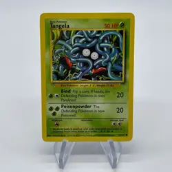 Tangela 66/102 - Common 1999 English Base Set Pokemon Card - Near Mint NM & LP - Image 1
