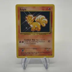 Vulpix 68/102 - Common 1999 English Base Set Pokemon Card - Near Mint (NM) & LP - Image 1