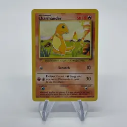 Charmander 46/102 - Common 1999 English Base Set Pokemon Card - Near Mint & LP - Image 1