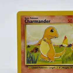 Charmander 46/102 - Common 1999 English Base Set Pokemon Card - Near Mint & LP - Image 2