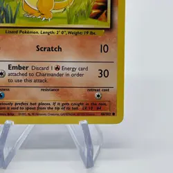 Charmander 46/102 - Common 1999 English Base Set Pokemon Card - Near Mint & LP - Image 5