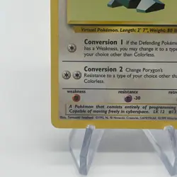 Porygon 39/102 - Uncommon 1999 English Base Set Pokemon Card - Near Mint NM & LP - Image 4
