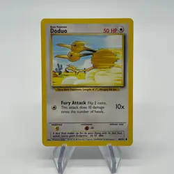 Doduo 48/102 - Common 1999 English Base Set Pokemon Card - Near Mint (NM) & LP - Image 1
