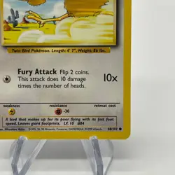 Doduo 48/102 - Common 1999 English Base Set Pokemon Card - Near Mint (NM) & LP - Image 5