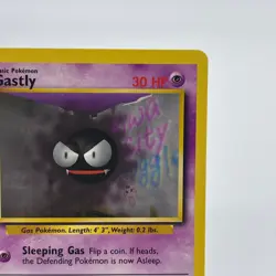 Gastly 50/102 - Common 1999 English Base Set Pokemon Card - Near Mint (NM) & LP - Image 3