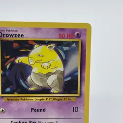 Drowzee 49/102 - Common 1999 English Base Set Pokemon Card - Near Mint (NM) & LP - Image 3