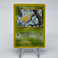 Weedle 69/102 - Common 1999 English Base Set Pokemon Card - Near Mint (NM) & LP - Image 1