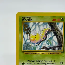Weedle 69/102 - Common 1999 English Base Set Pokemon Card - Near Mint (NM) & LP - Image 2