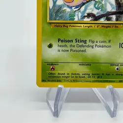 Weedle 69/102 - Common 1999 English Base Set Pokemon Card - Near Mint (NM) & LP - Image 4
