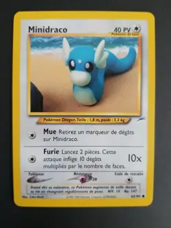 Minidraco (Dratini) 63/105 Neo Destiny French Pokemon Card - Image 1