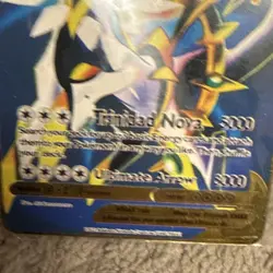 Pokemon Arceus VMAX Gold Foil metal 2022 Nintendo TCG English Collectible Card - Image 2