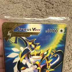Pokemon Arceus VMAX Gold Foil metal 2022 Nintendo TCG English Collectible Card - Image 3