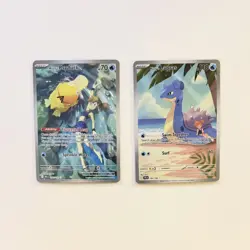 Pokemon TCG Misty’s Psyduck & Lapras 2 Card Lot 151 IR NM/Mint - Image 1