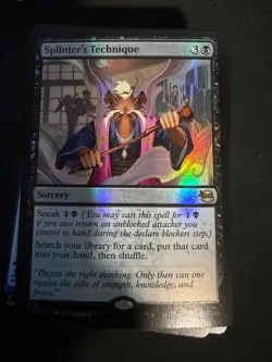 Splinter's Technique Foil R Teenage Mutant Ninja Turtles 80 NM - Image 1