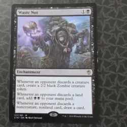Wizards of the Coast Waste Not 117/351 Commander 2016 Rare Enchantment Foil EN - Image 1