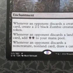 Wizards of the Coast Waste Not 117/351 Commander 2016 Rare Enchantment Foil EN - Image 5