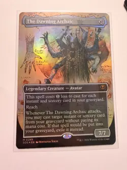 The Dawning Archaic (Borderless) (FOIL) ✅Secrets of Strixhaven ✅ Magic (mtg) - Image 1