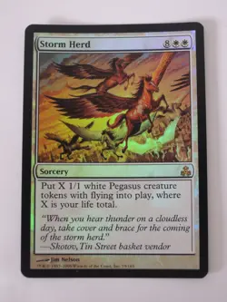 MtG - FOIL - Storm Herd - Guildpact - (GPT) - NM - Image 1