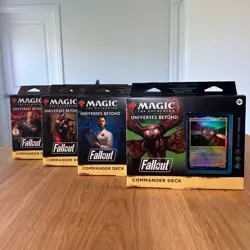 MTG Fallout Commander Deck - SEALED (Set of 4 Decks) - Image 1