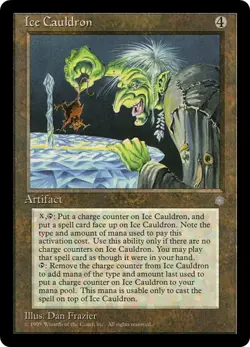 ICE CAULDRON mtg NM Ice Age 1 Rare - Image 1