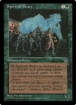 SPECTRAL BEARS x4 mtg NM Homelands 4 Unc - Image 1