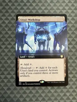 MTG Urza’s Workshop #051 Extended Art Rare Commander: The Brothers’ War (BRC) - Image 1