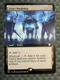 MTG Urza’s Workshop #051 Extended Art Rare Commander: The Brothers’ War (BRC) - Image 2