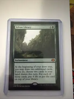 MTG Sylvan Library -(Dominaria Remastered) - Image 1