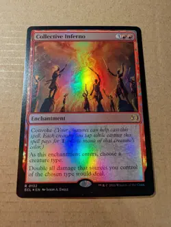 FOIL COLLECTIVE INFERNO x1 mtg NM Lorwyn Eclipsed 1 Rare - Image 1