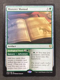 Monster Manual - Commander Legends: Baldur’s Gate (CLB) - MTG Pack Fresh - Image 1